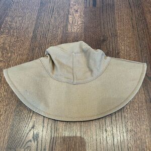 Jenni Kayne Beige Wide-Brim Hat